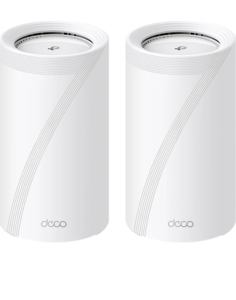 ראוטר מגדיל טווח Tp-Link Deco BE85 BE19000 Tri-Band Mesh WiFi 7 System – שתי יחידות