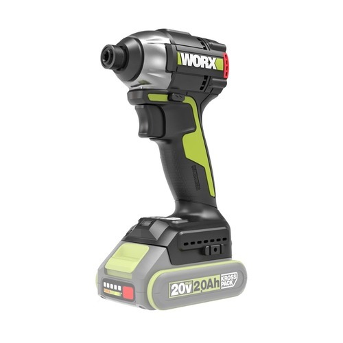 משחזת זווית נטענת 20V WU812.9 WORX + מברגת אימפקט 200N.M WU292.S WORX 
