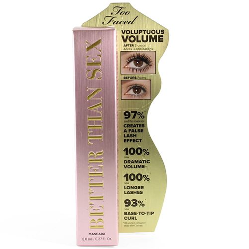 מסקרה ווליום טופייסד Too Faced Better Than Sex Volumising Mascara Full Size (Non-Waterproof)