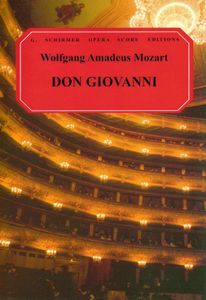 ספר תווים פרטיטורת אופרה Wolfgang Amadeus Mozart - Don Giovanni
