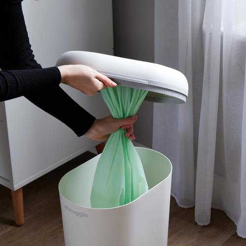 פח מעוצב מונע ריחות לחיתולים Eco-Touch ללא צורך בשקיות מיוחדות Shnuggle