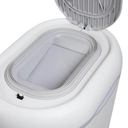 פח מעוצב מונע ריחות לחיתולים Eco-Touch ללא צורך בשקיות מיוחדות Shnuggle