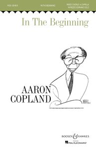 ספר תווים לשירה Aaron Copland - In the Beginning