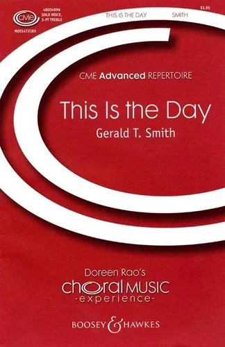ספר תווים לשירה ופסנתר Smith, Gerald - This Is The Day (Solo Voice & Piano)