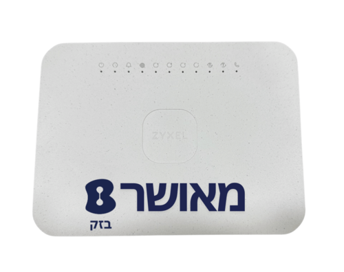 נתב סיבים אלחוטי Wi-Fi 6 מאושר בזק במהירות Zyxel PX5301-T0- 2.5GbE 