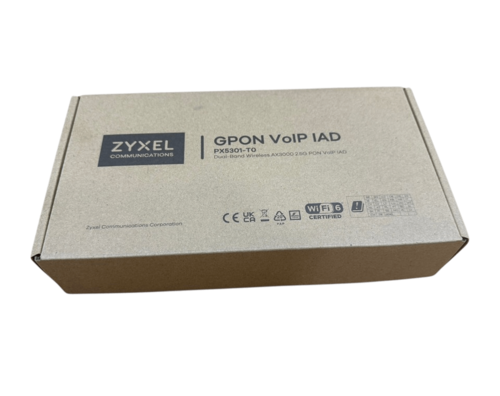 נתב סיבים אלחוטי Wi-Fi 6 מאושר בזק במהירות Zyxel PX5301-T0- 2.5GbE 
