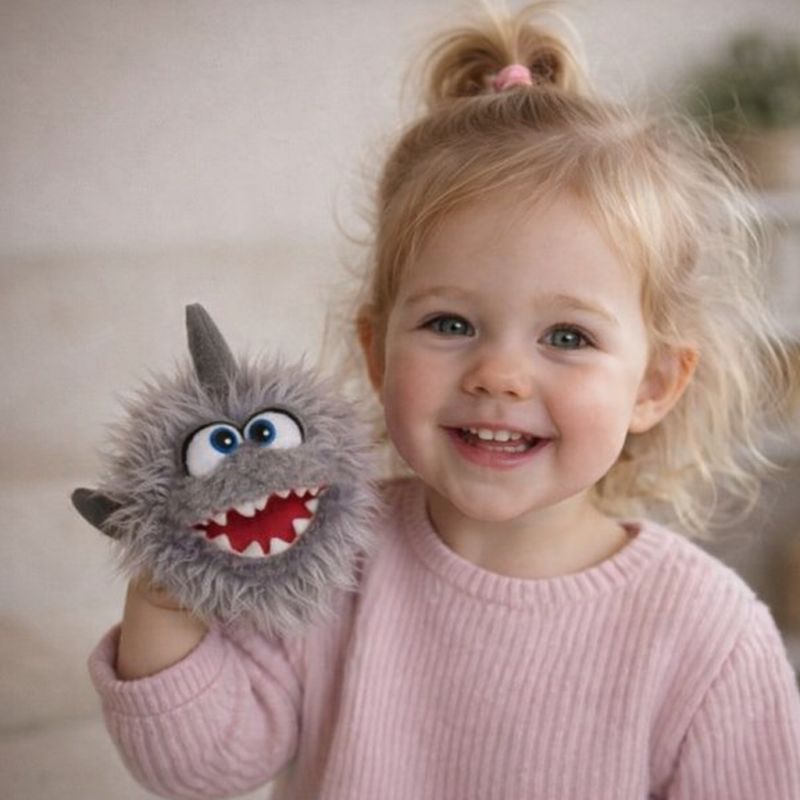 LIVING PUPPETS בובת מפלצו/שדון  קלינר W836