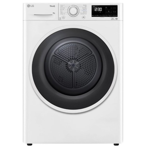 מייבש כביסה קונדנסור 9 ק''ג LG FD1609BD Heat Pump - גימור לבן 