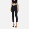 Trousers in technical bi-elastic fabric with belt
