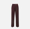 Cool wool trousers with jewel plaque