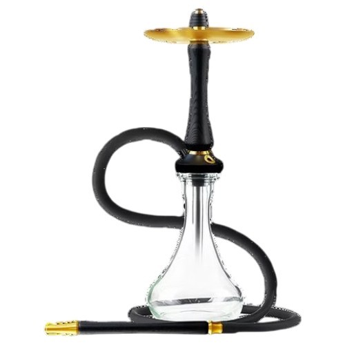 נרגילה יוניון הוקה Sleek – Black PVD