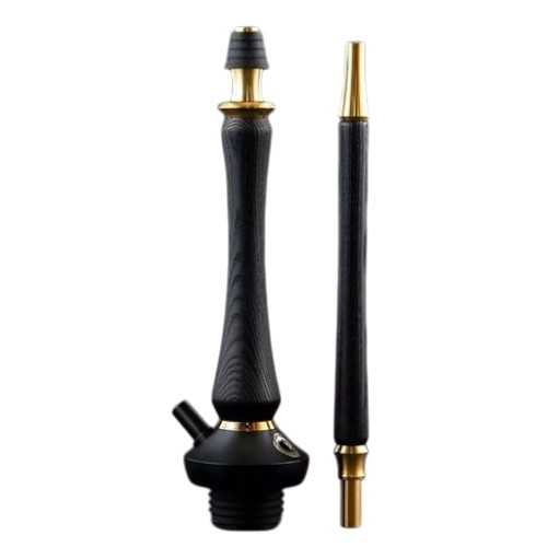 נרגילה יוניון הוקה Sleek – Black PVD
