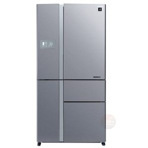 מקרר 5 דלתות 668 ליטר חברת Sharp דגם SJ-9630 BS-נירוסטה התקן שבת בטכנולוגיית SHARP אישור צומת Inverter רוחב: 90.8 ס"מ.