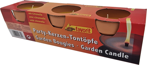 מארז 3 נרות ציטרונלה Favorit מק