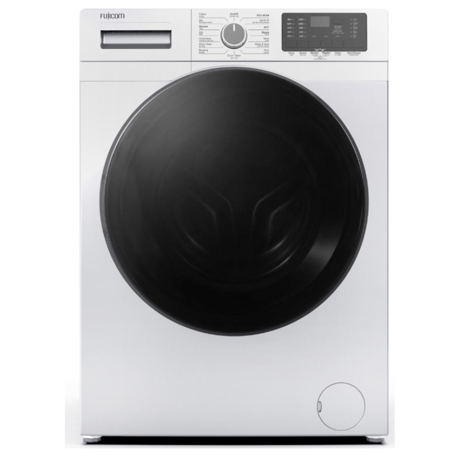 מכונת כביסה 10 קילו פוג’יקום Fujicom FJ-WM101W פתח קדמי