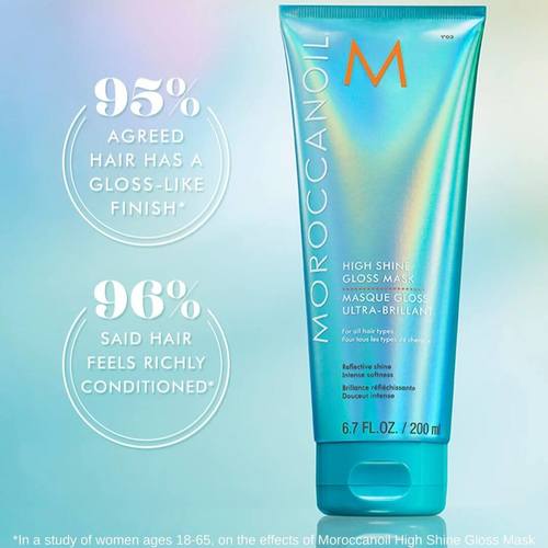 מסכת הזנה לברק וזוהר מוגבר בשיער MOROCCANOIL שמן מרוקאי 200 מ