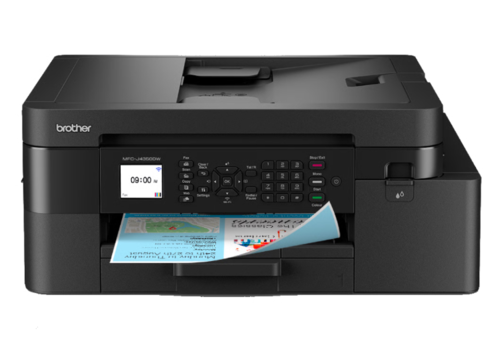 מדפסת Brother MFC‑J4350DW בצבע שחור – מדפסת דיו משולבת אלחוטית עם מסך LCD