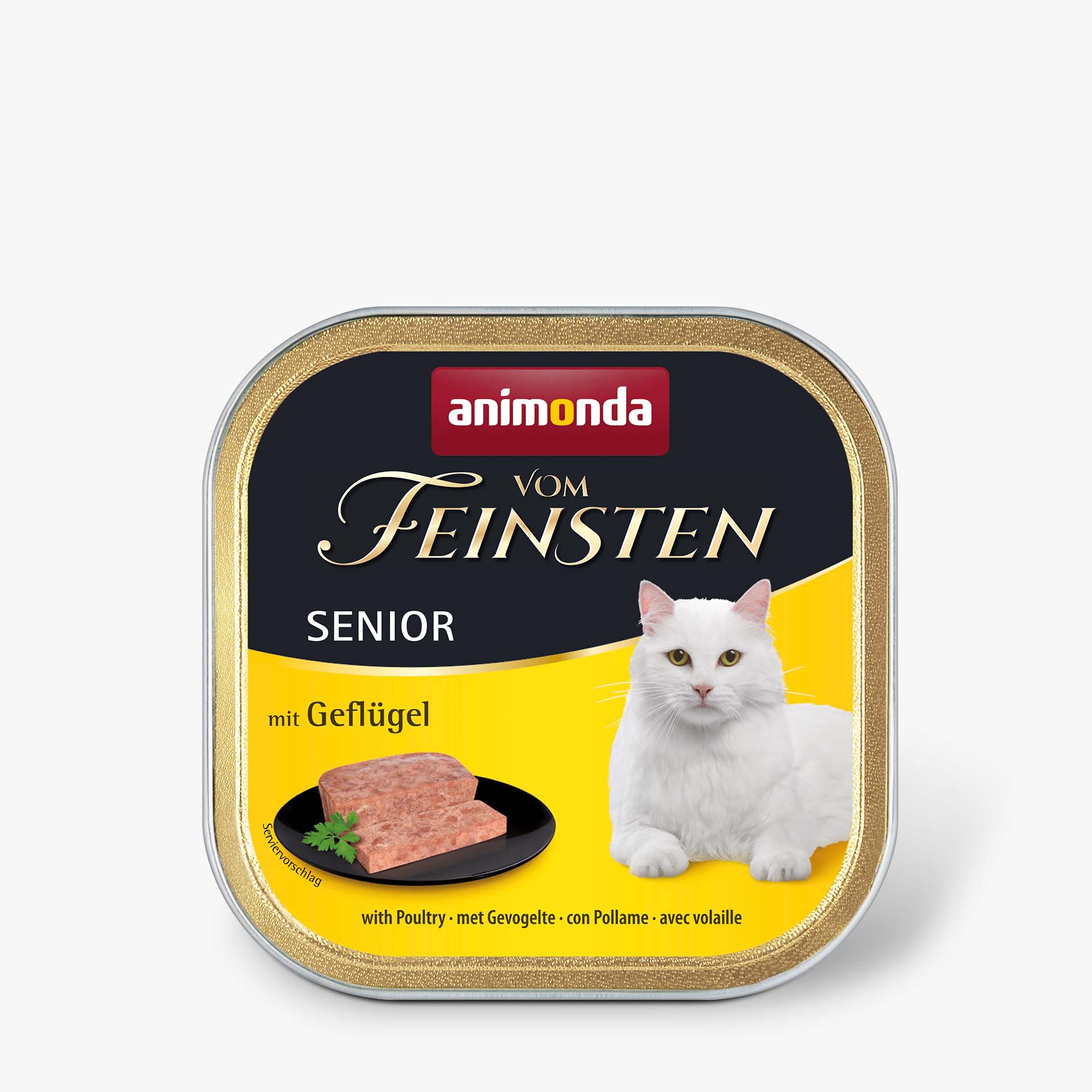 אנימונדה פיינסטן חתול סניור פטה עופות (שלישיה) - 100 גרם