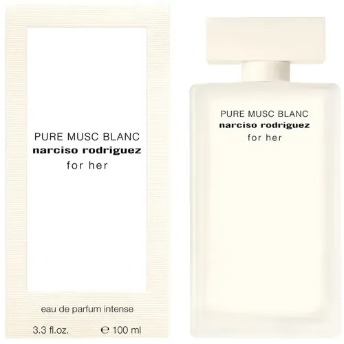 בקבוק Narciso Rodriguez Pure Musc Blanc או דה פרפיום אינטנס 100 מ"ל, השקת 2026