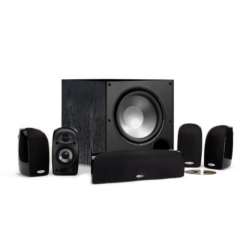 סט רמקולים סטליטים+סאב וופר שחור POLK AUDIO TL-1600