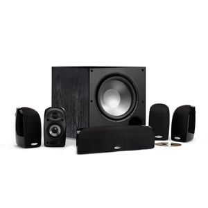 סט רמקולים סטליטים+סאב וופר שחור POLK AUDIO TL-1600