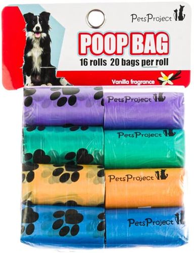 שקיות לאיסוף צרכים צבעוני 16 יחידות