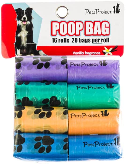 שקיות לאיסוף צרכים צבעוני 16 יחידות