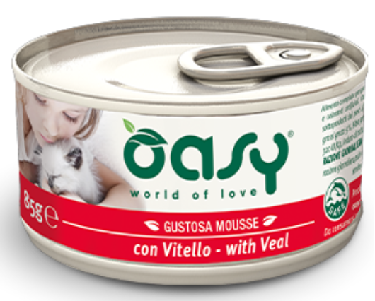 מעדן לחתול OASY אואסי מוס עגל