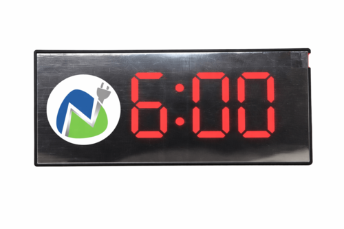 שעון דיגיטלי LED גדול דגם 6507 – חזית מראה