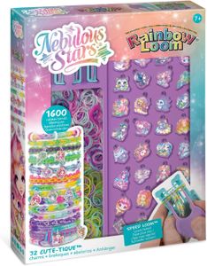 ערכת יצירה Rainbow Loom עם למעלה מ 1600 גומיות ו 32 חרוזי צ