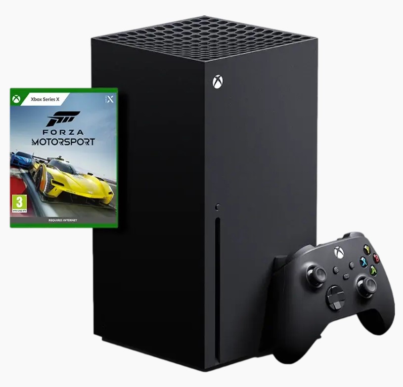 באנדל קונסולה כולל משחק Microsoft Xbox Series X 1TB Forza Motorsport