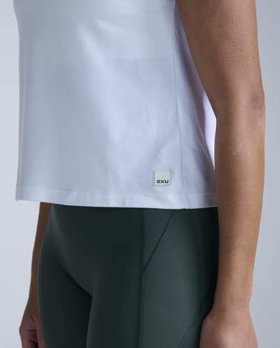 גופיית אימונים Form Soft Jersey Relaxed Tank WHT/WHT