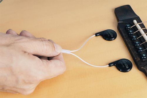 פיקאפ פיאזו אוניברסלי כפול עם יציאה  GUITTO GGP-03