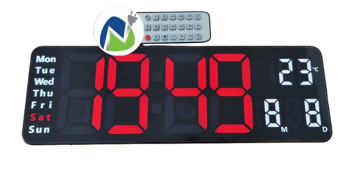 שעון דיגיטלי LED גדול דגם 6629 – כולל שלט