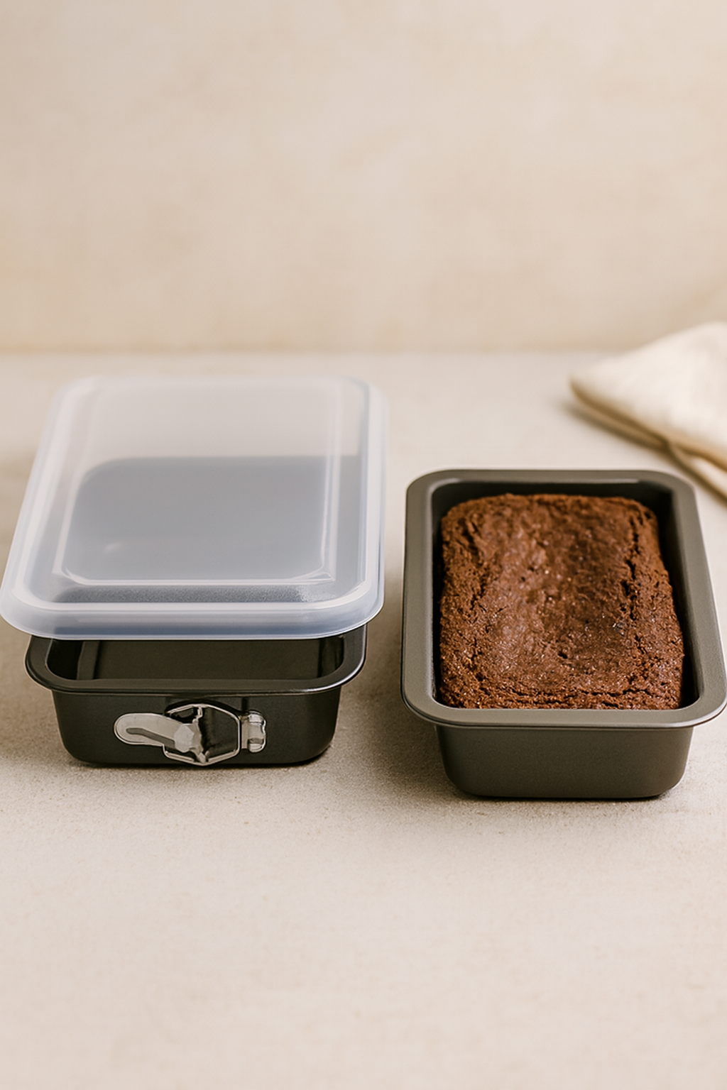 תבנית מלבנית עם מכסה