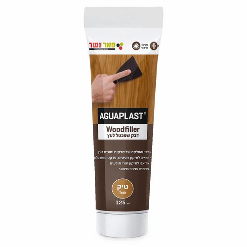דבק שפכטל לעץ טיק שפופרת AGUAPLAST