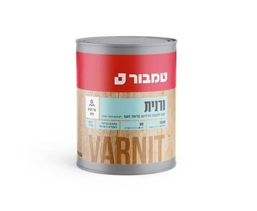 ורנית על בסיס מים שקוף מט 750 מ