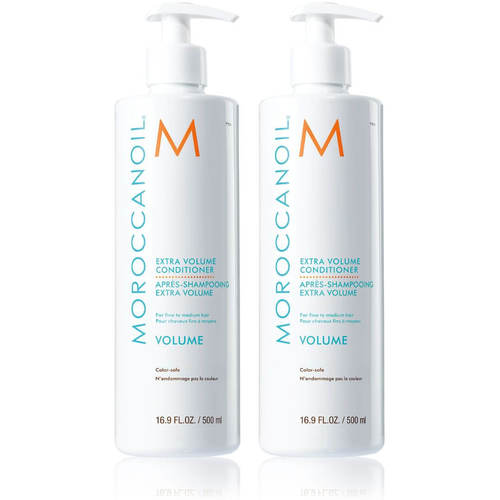 זוג מרככי שיער ווליום ליצירת נפח מוגבר MOROCCANOIL שמן מרוקאי 500 מ