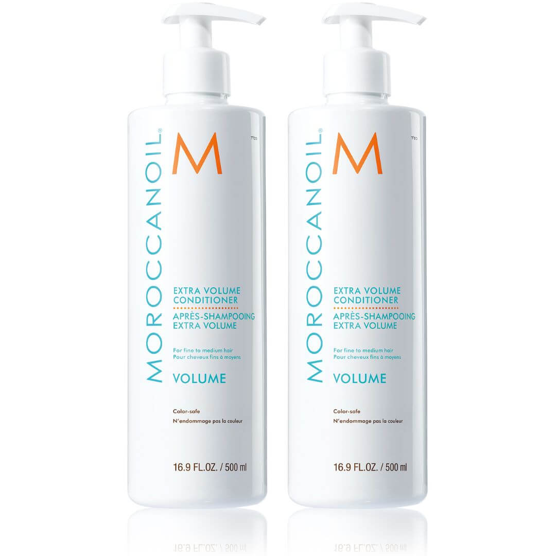 זוג מרככי שיער ווליום ליצירת נפח מוגבר MOROCCANOIL שמן מרוקאי 500 מ"ל