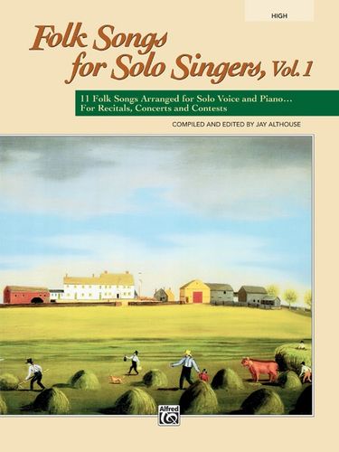 ספר תווים לשירה Folk Songs for Solo Singers, Vol. 1