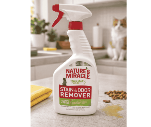 Nature’s Miracle מסיר כתמים וריחות לחתולים
