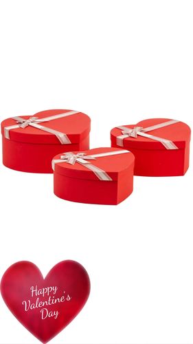 קפ' קרטון צורת לב בינוני 13*25 ס