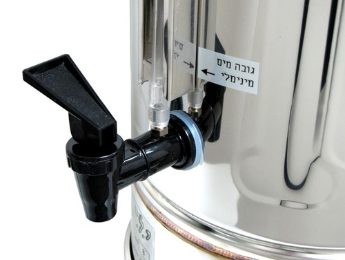 ברז פלסטיק למיחם שבת – חיבור 1/2 עם מדיד