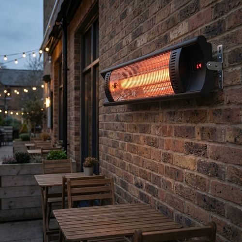 תנור חימום אינפרא אדום SmartAir Solis 2500W RC עם שלט רחוק