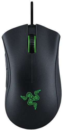 Razer DeathAdder Essential – עכבר מקצועי לגיימרים, אחיזת גומי נוחה ומדויקת, שחור