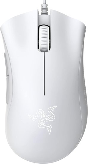 עכבר גיימינג חוטי Razer DeathAdder Essential - לבן