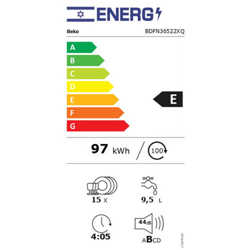מדיח כלים Beko BDFN36522XQ בקו