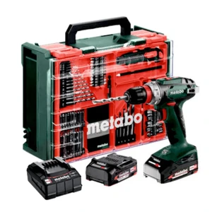 מברגה/מקדחה (קומפלט+אביזרים) METABO BS 18 BL Q