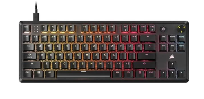 מקלדת גיימינג מכאנית Corsair K70 CORE TKL RGB