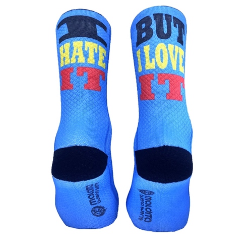 גרבי רכיבה כחול -MALDITA BUENA LOVE IT